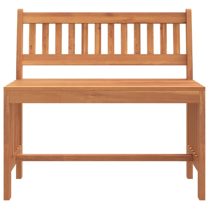 Garden Bench 80 cm Solid Wood Eucalyptus