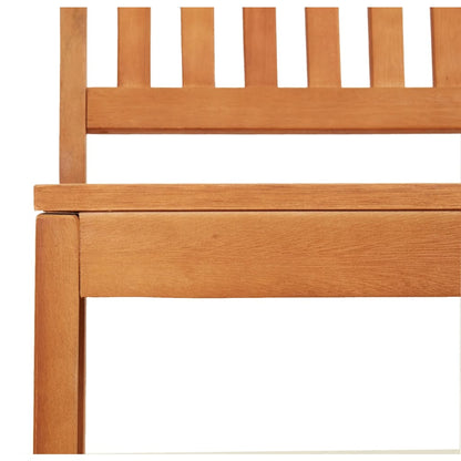 Garden Bench 80 cm Solid Wood Eucalyptus