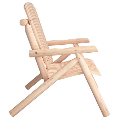 Garden Bench | Natural wood | Solid spruce wood | Medium | Ergonomic