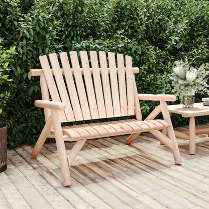 Garden Bench | Natural wood | Solid spruce wood | Medium | Ergonomic