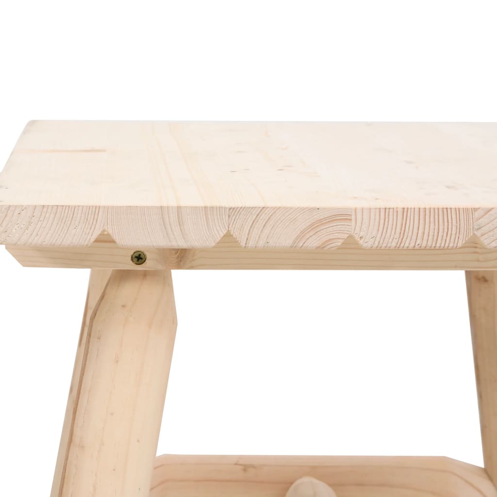 Side Table | Natural Wood | Solid spruce wood | Small | Durable