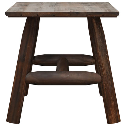 Side Table | Burned wood | Solid spruce wood | Small | Durable
