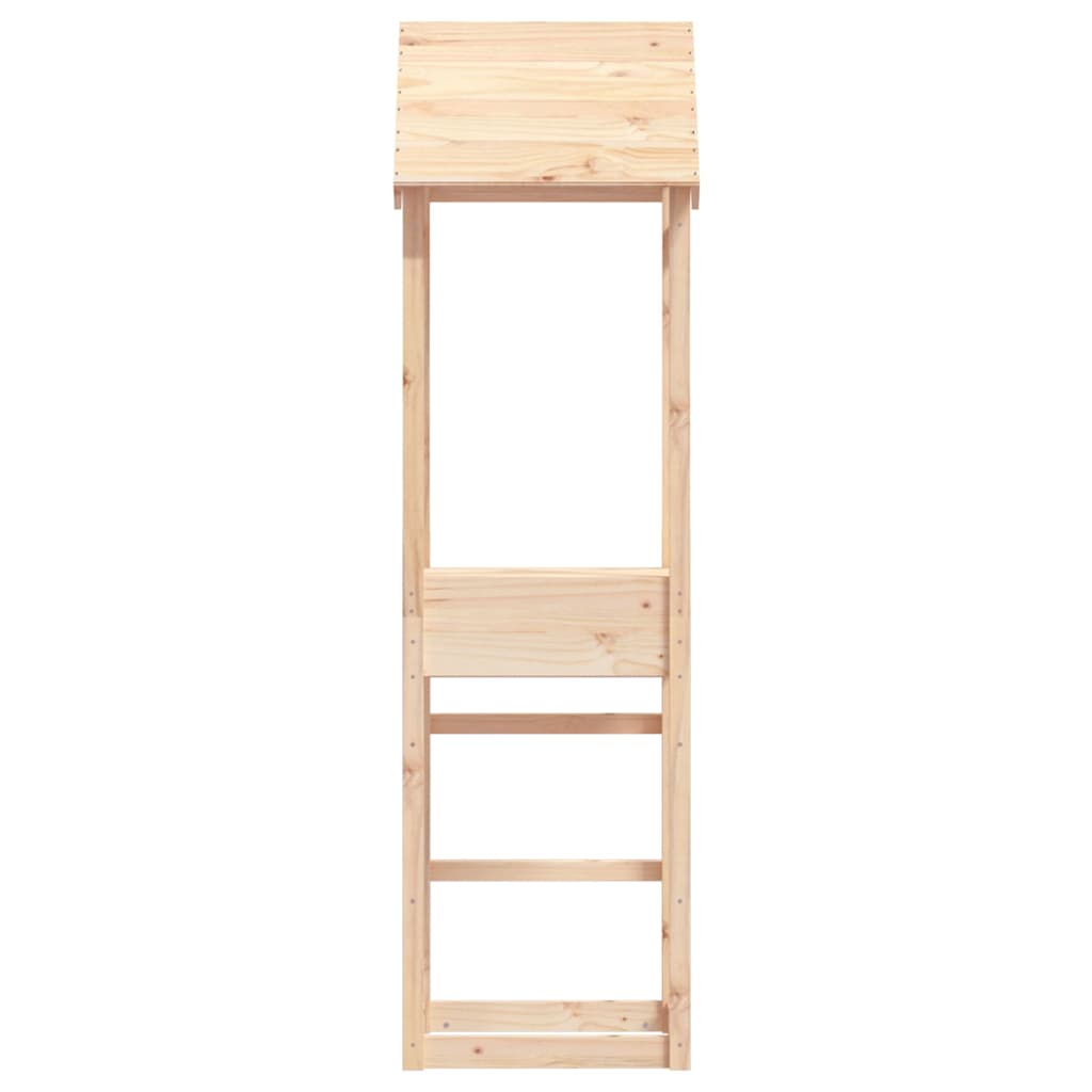 Play Tower | Natural Wood | Solid Pine Wood | Large | Durable