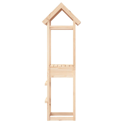 Play Tower | Natural Wood | Solid Pine Wood | Large | Durable