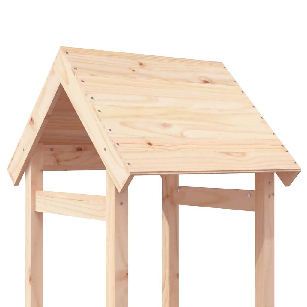 Play Tower | Natural Wood | Solid Pine Wood | Large | Durable
