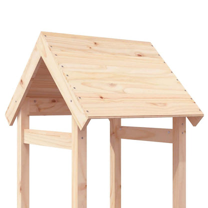 Play Tower | Natural Wood | Solid Pine Wood | Large | Durable