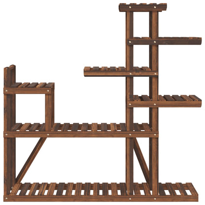 Flower Stand 110x25x111 cm Solid Wood Fir