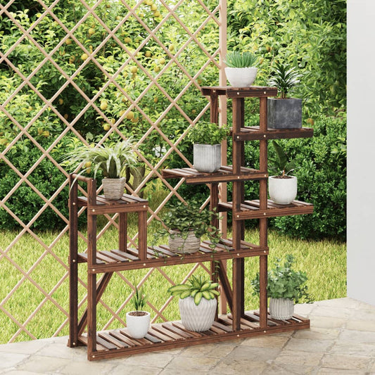 Flower Stand 110x25x111 cm Solid Wood Fir