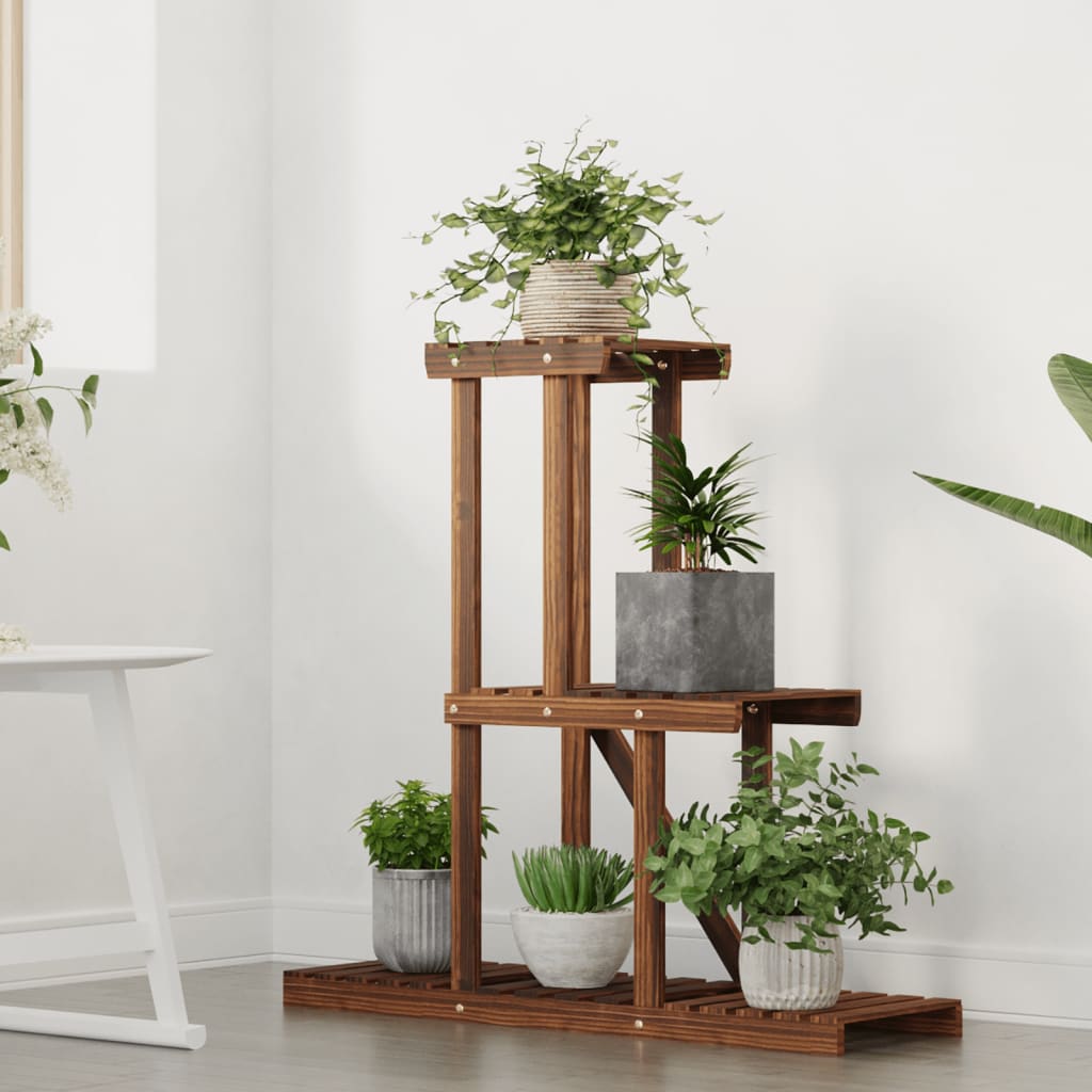 Flower Stand 81x25x75.5 cm Solid Wood Fir