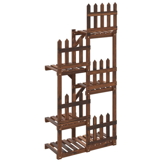 Flower Stand 60x25x130 cm Solid Wood Fir