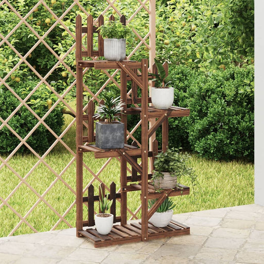 Flower Stand 60x25x130 cm Solid Wood Fir