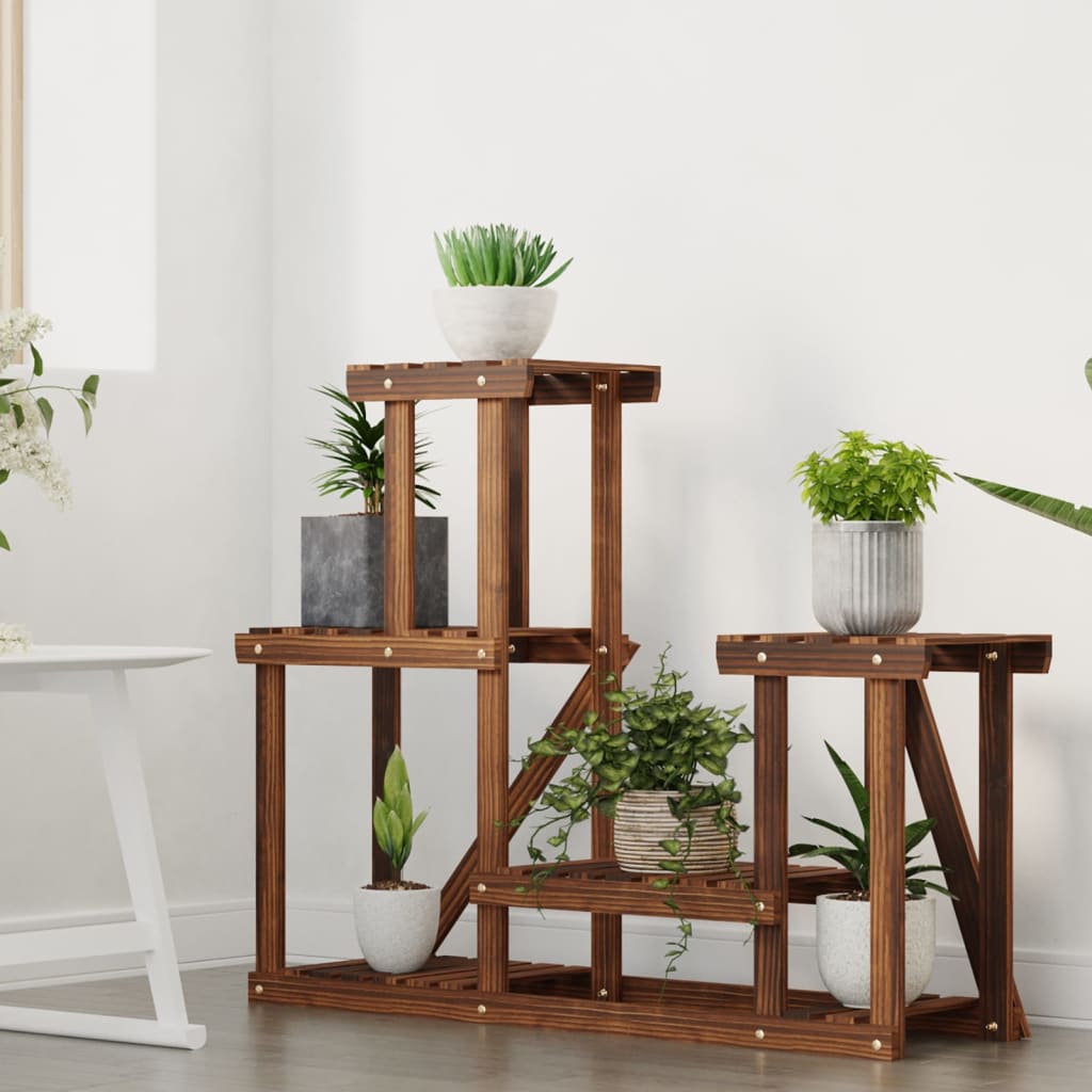 Flower Stand 90x25x73.5 cm Solid Wood Fir