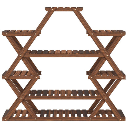 Flower Stand 110x25x105 cm Solid Wood Fir