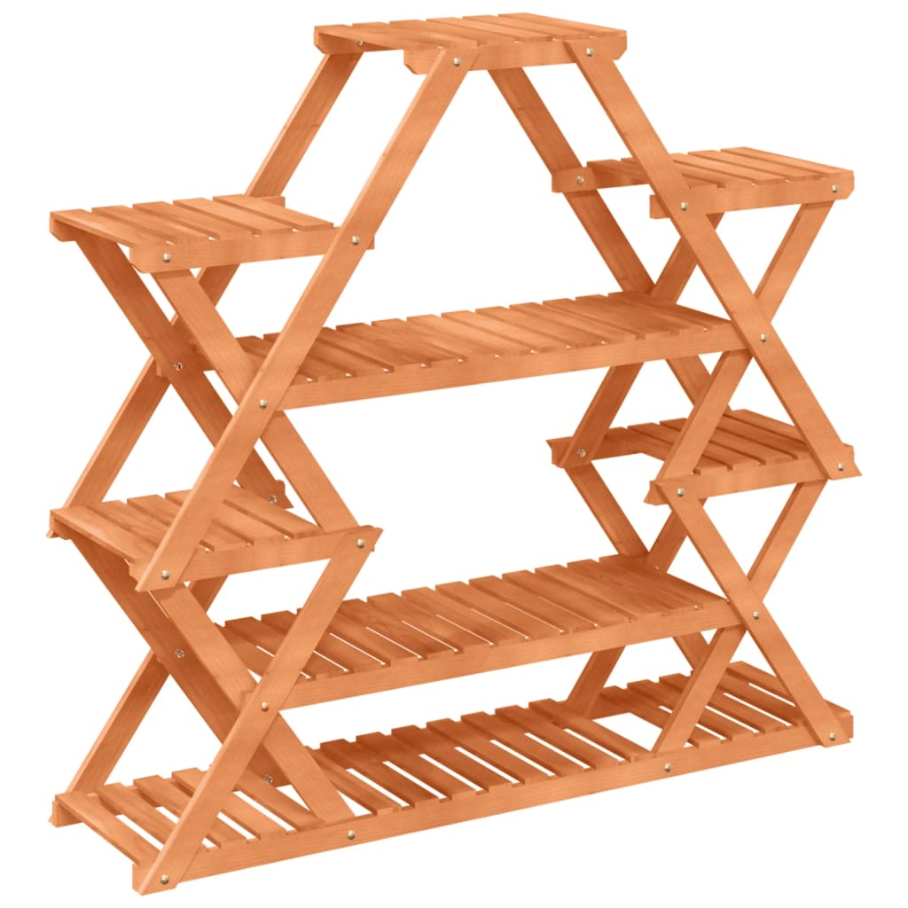 Flower Stand 110x25x105 cm Solid Wood Fir