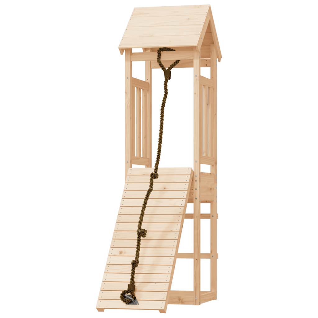 Playhouse | Natural Wood | Solid pine wood | Large | Durable | Playhouse