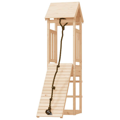 Playhouse | Natural Wood | Solid pine wood | Large | Durable | Playhouse
