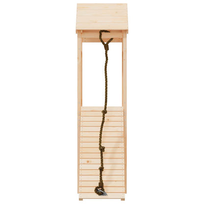 Playhouse | Natural Wood | Solid pine wood | Large | Durable | Playhouse