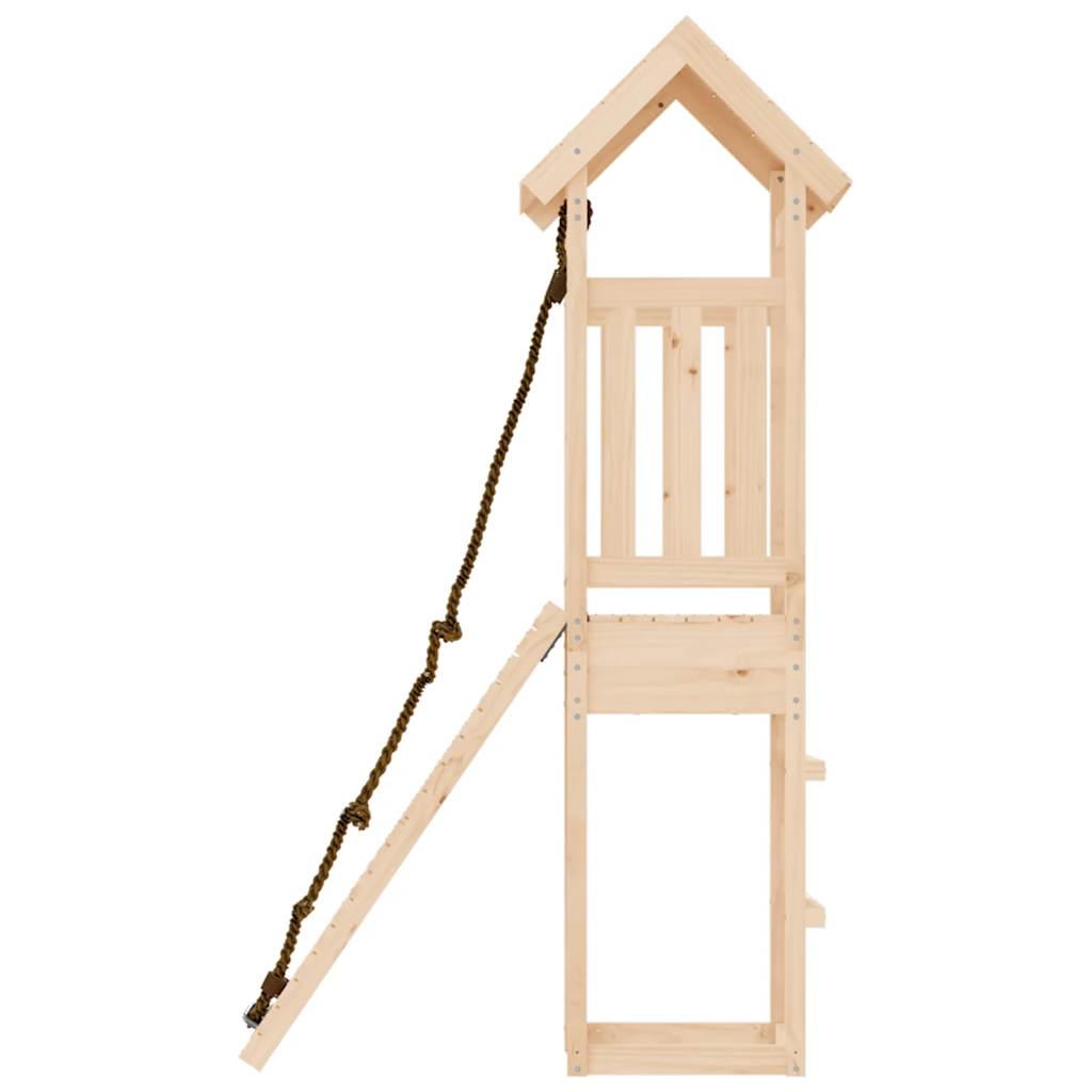 Playhouse | Natural Wood | Solid pine wood | Large | Durable | Playhouse