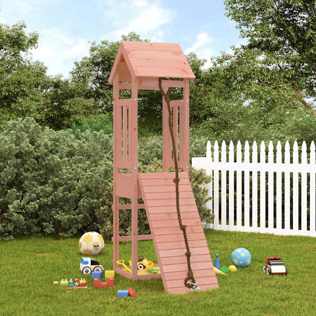 Playhouse | Natural wood | Solid Douglas wood | Large | Durable