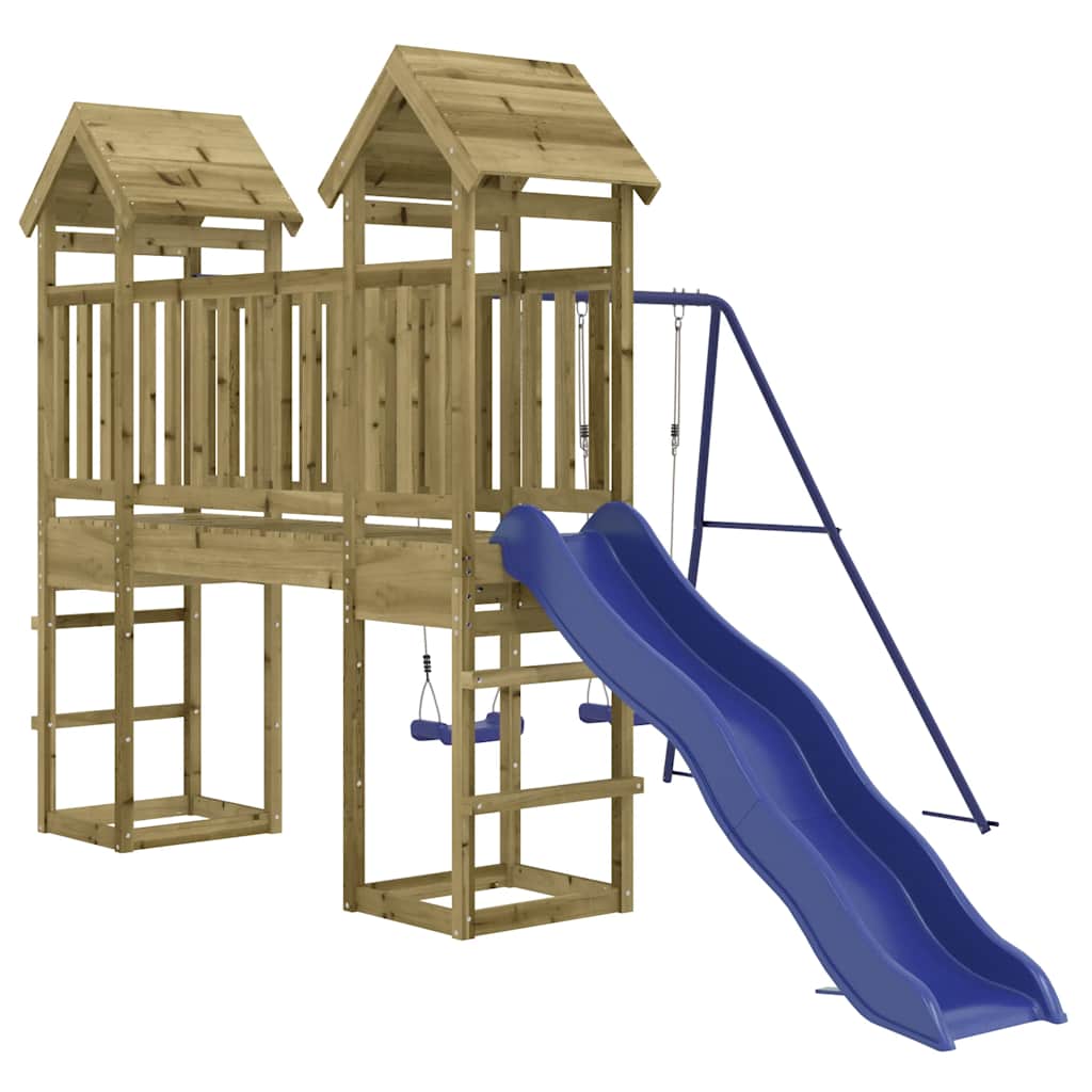 Outdoor Playset | Pinewood | Treated for durability | Large | Playset