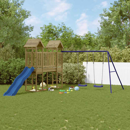 Outdoor Playset | Pinewood | Treated for durability | Large | Playset