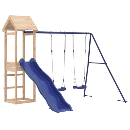 Outdoor Playset Solid Wood Pine