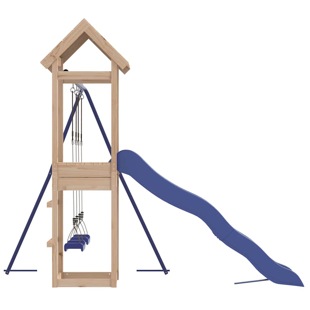 Outdoor Playset Solid Wood Pine