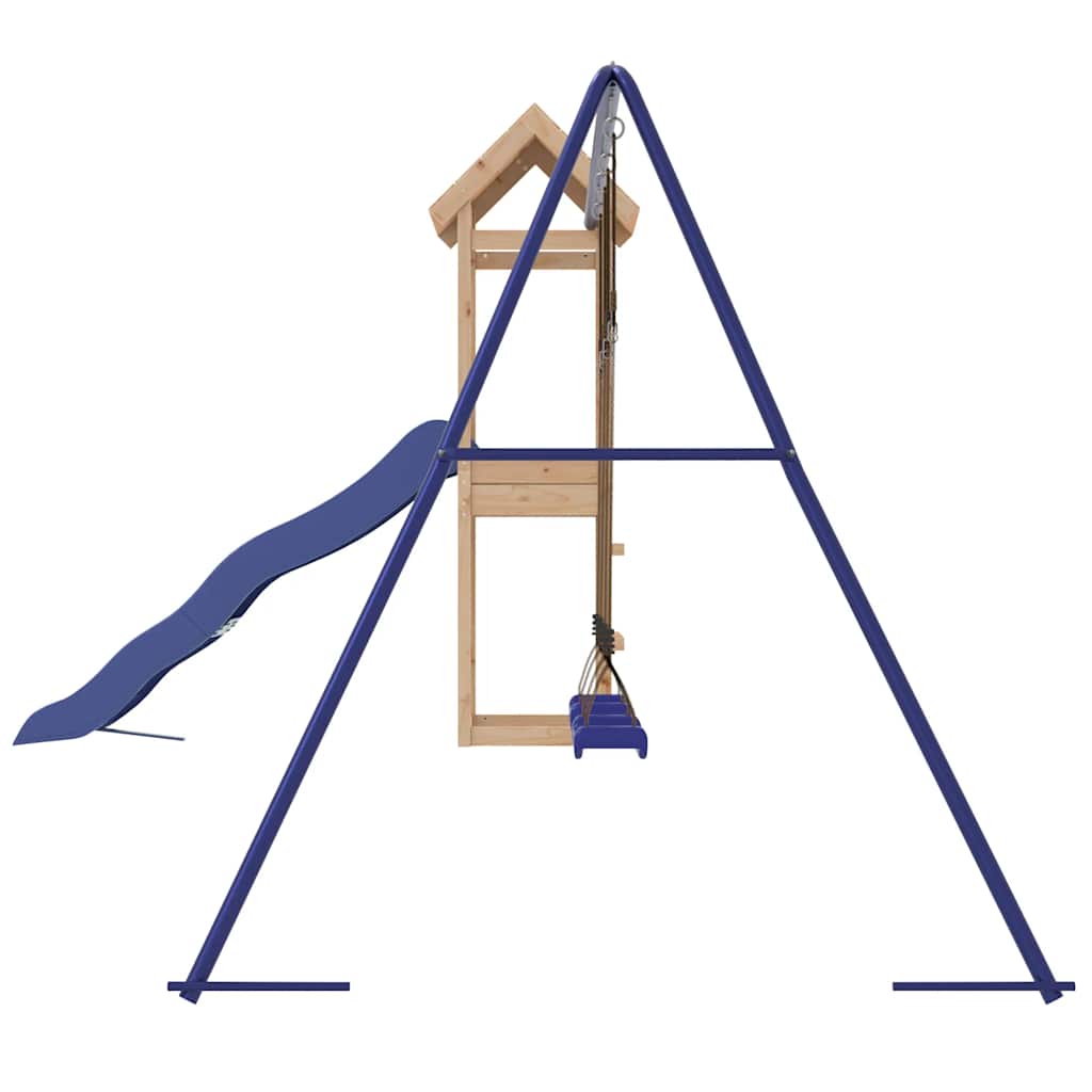 Outdoor Playset Solid Wood Pine