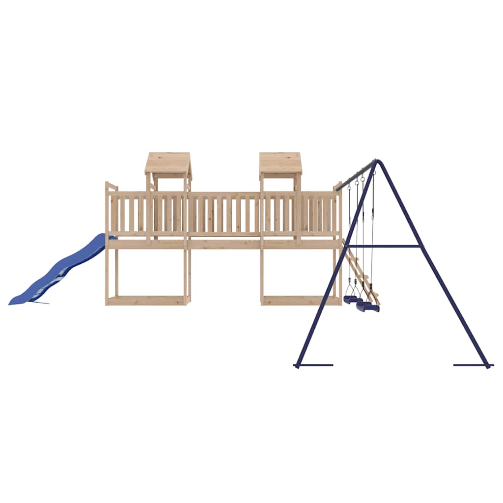 Outdoor Playset Solid Wood Pine