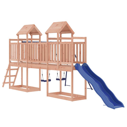 Outdoor Playset | Natural wood, Blue