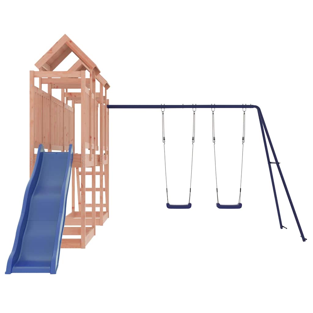 Outdoor Playset | Natural wood, Blue