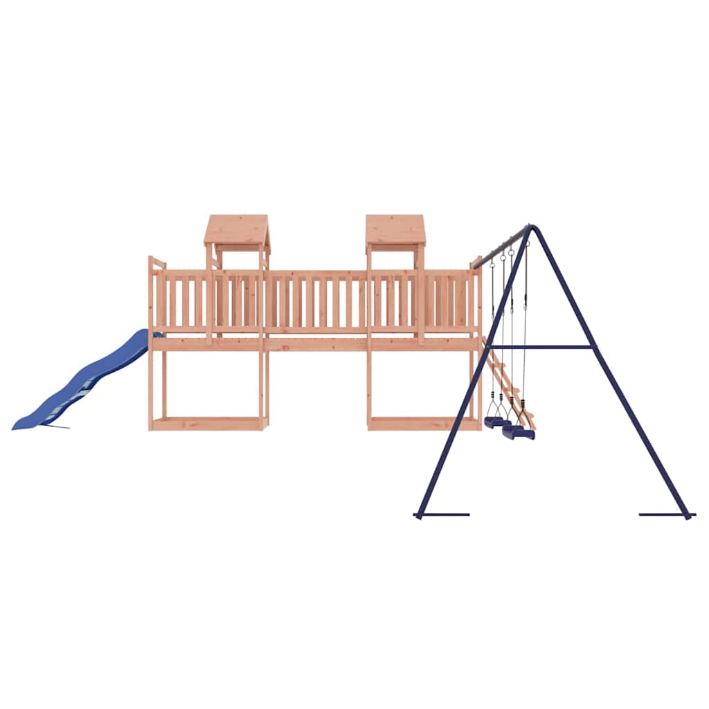 Outdoor Playset | Natural wood, Blue