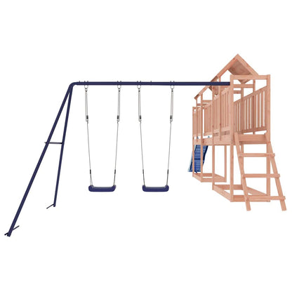 Outdoor Playset | Natural wood, Blue