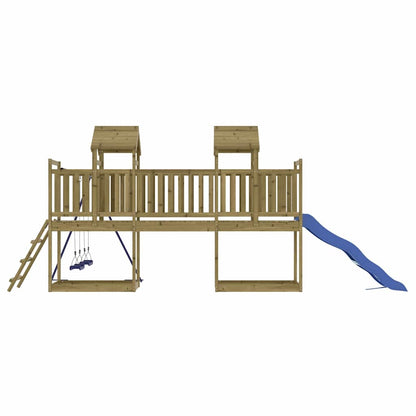 Outdoor Playset | Brown | Treated Wood | Large | Adjustable Armrests