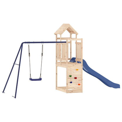 Outdoor Playset Solid Wood Pine