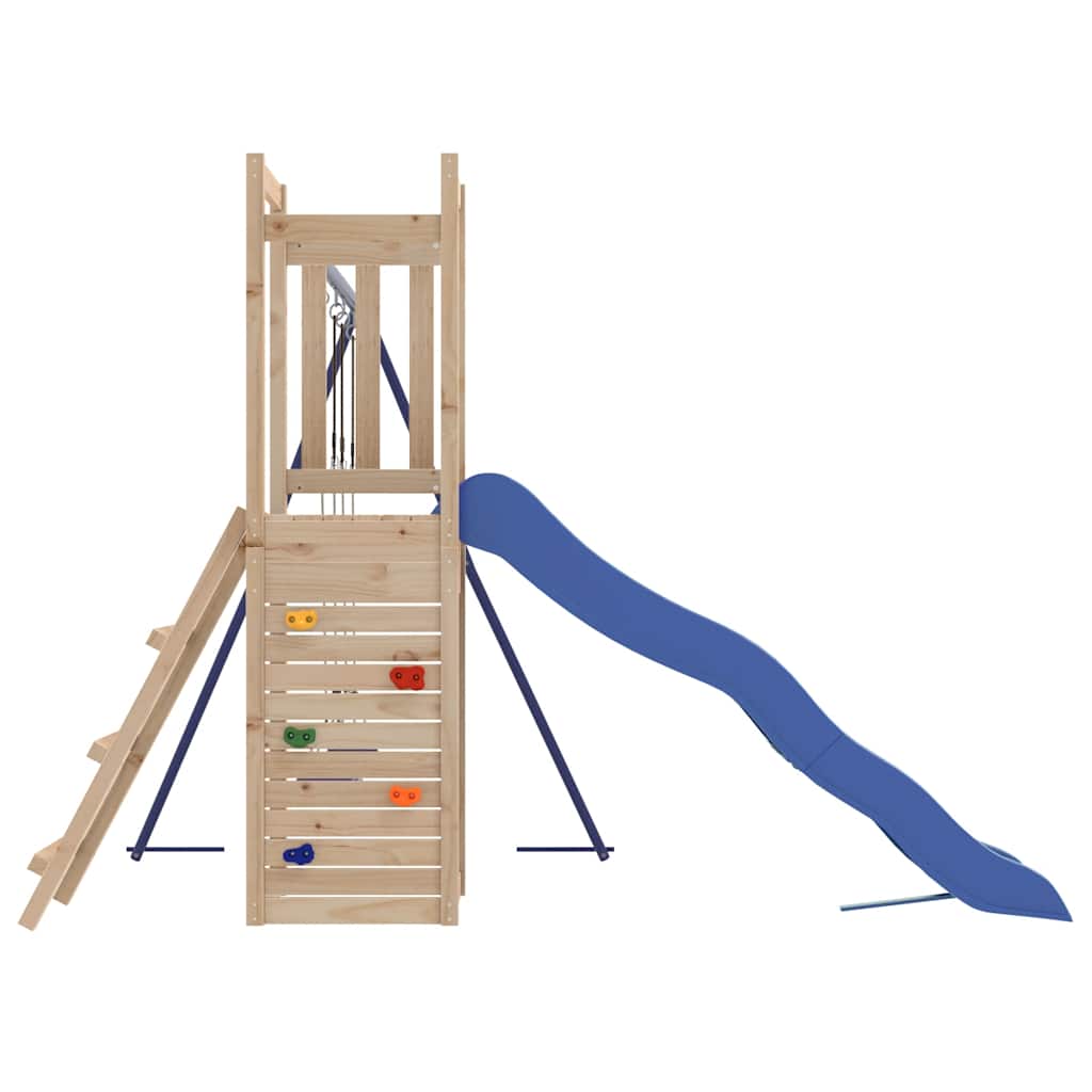 Outdoor Playset | Natural | Solid Pine Wood | Large | Durable