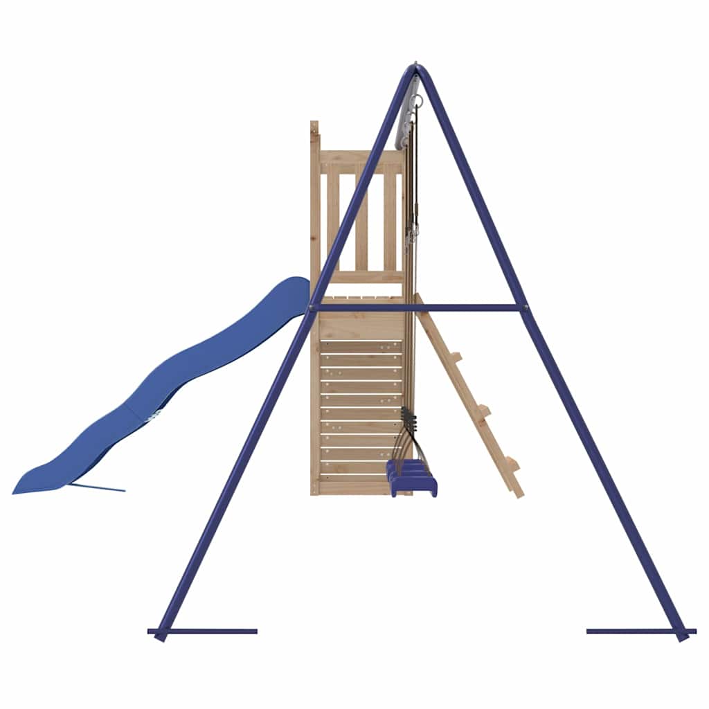 Outdoor Playset | Natural | Solid Pine Wood | Large | Durable