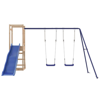 Outdoor Playset | Natural | Solid Pine Wood | Large | Durable