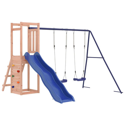 Outdoor Playset | Douglas wood and blue