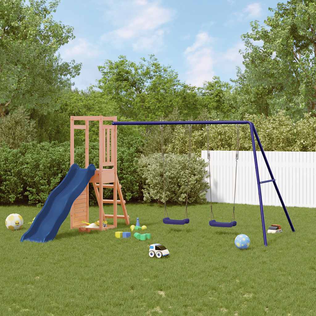 Outdoor Playset | Douglas wood and blue