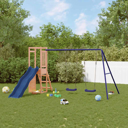 Outdoor Playset | Douglas wood and blue