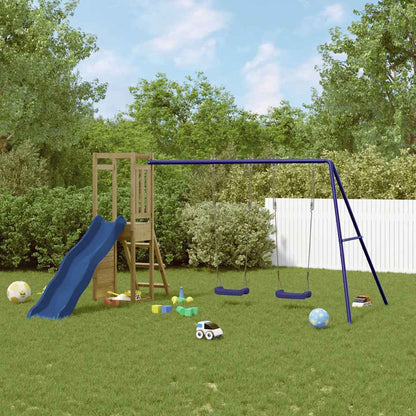 Outdoor Playset | Brown | Solid pine wood, Polypropylene | Large