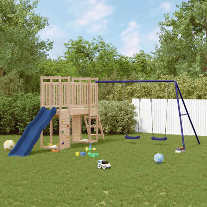 Outdoor Playset | Natural wood | Solid pine wood | Large | Playground Set