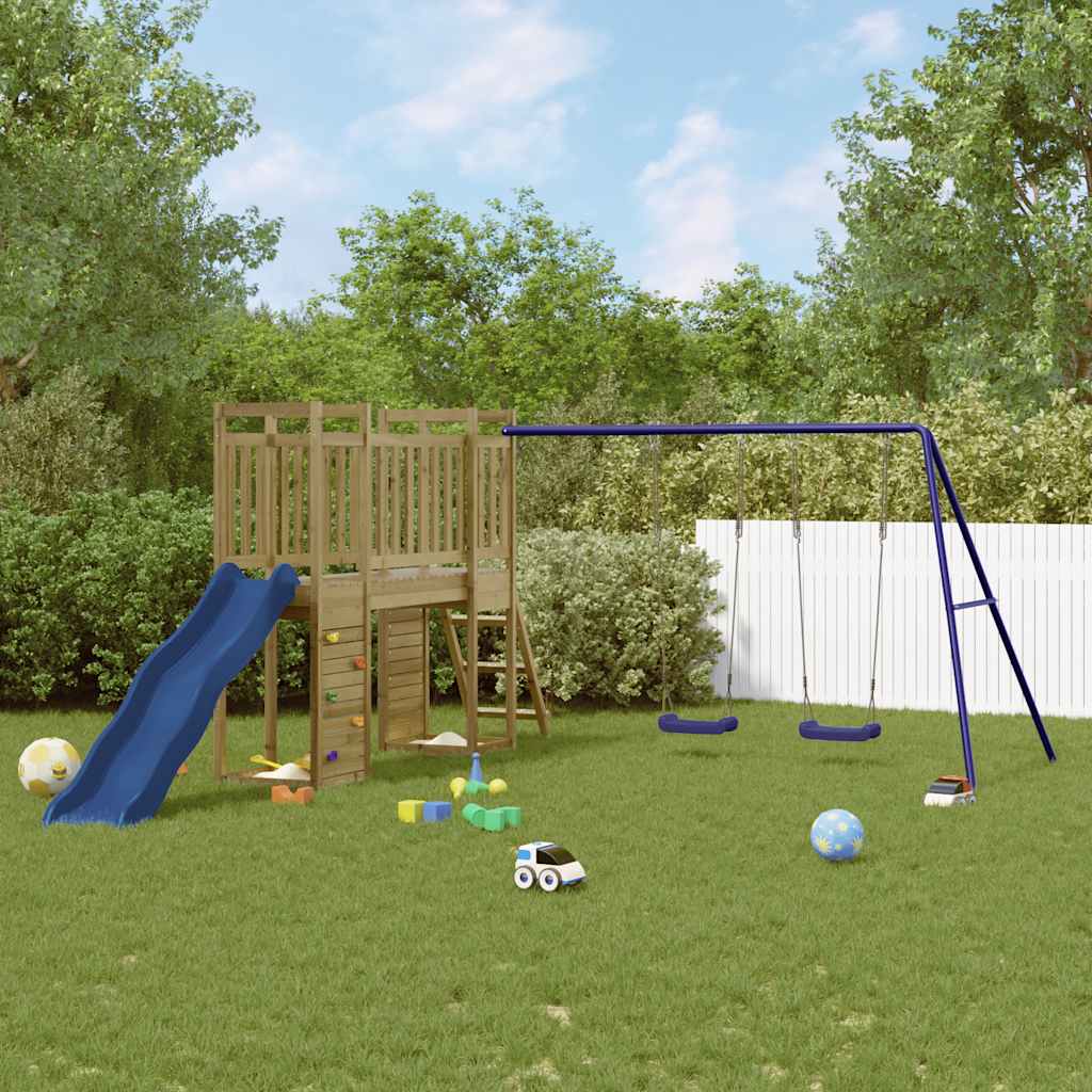 Outdoor Playset | Pinewood | Vacuum pressure treated | Large | Durable