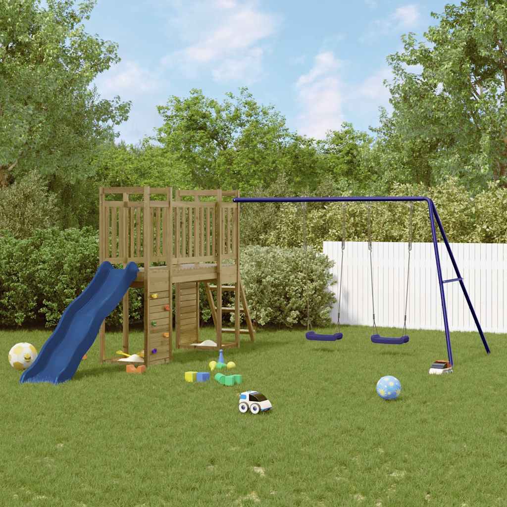 Outdoor Playset | Pinewood | Vacuum pressure treated | Large | Durable