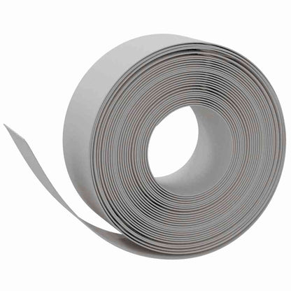 Garden Edgings 4 pcs Grey 10 m 20 cm Polyethylene