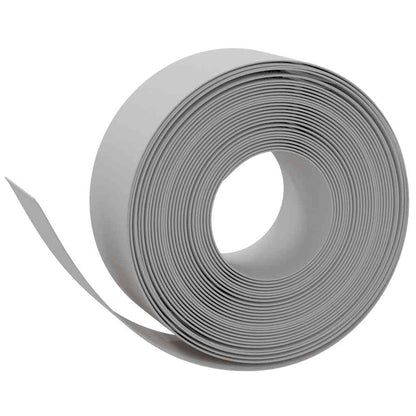 Garden Edgings 5 pcs Grey 10 m 20 cm Polyethylene