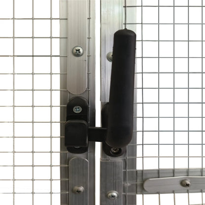 Aviary Silver 1.79x6x1.85 m Aluminium