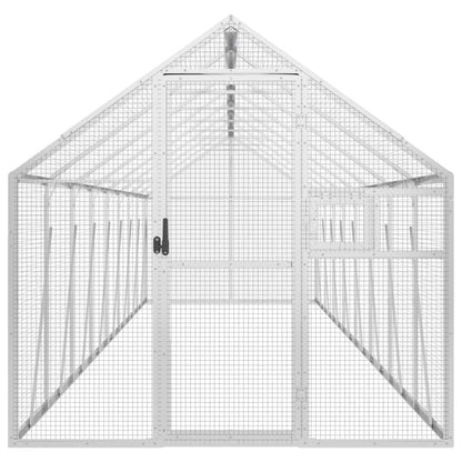 Aviary Silver 1.79x8x1.85 m Aluminium