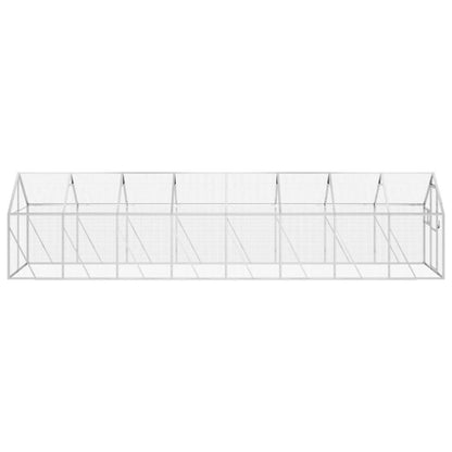 Aviary Silver 1.79x8x1.85 m Aluminium
